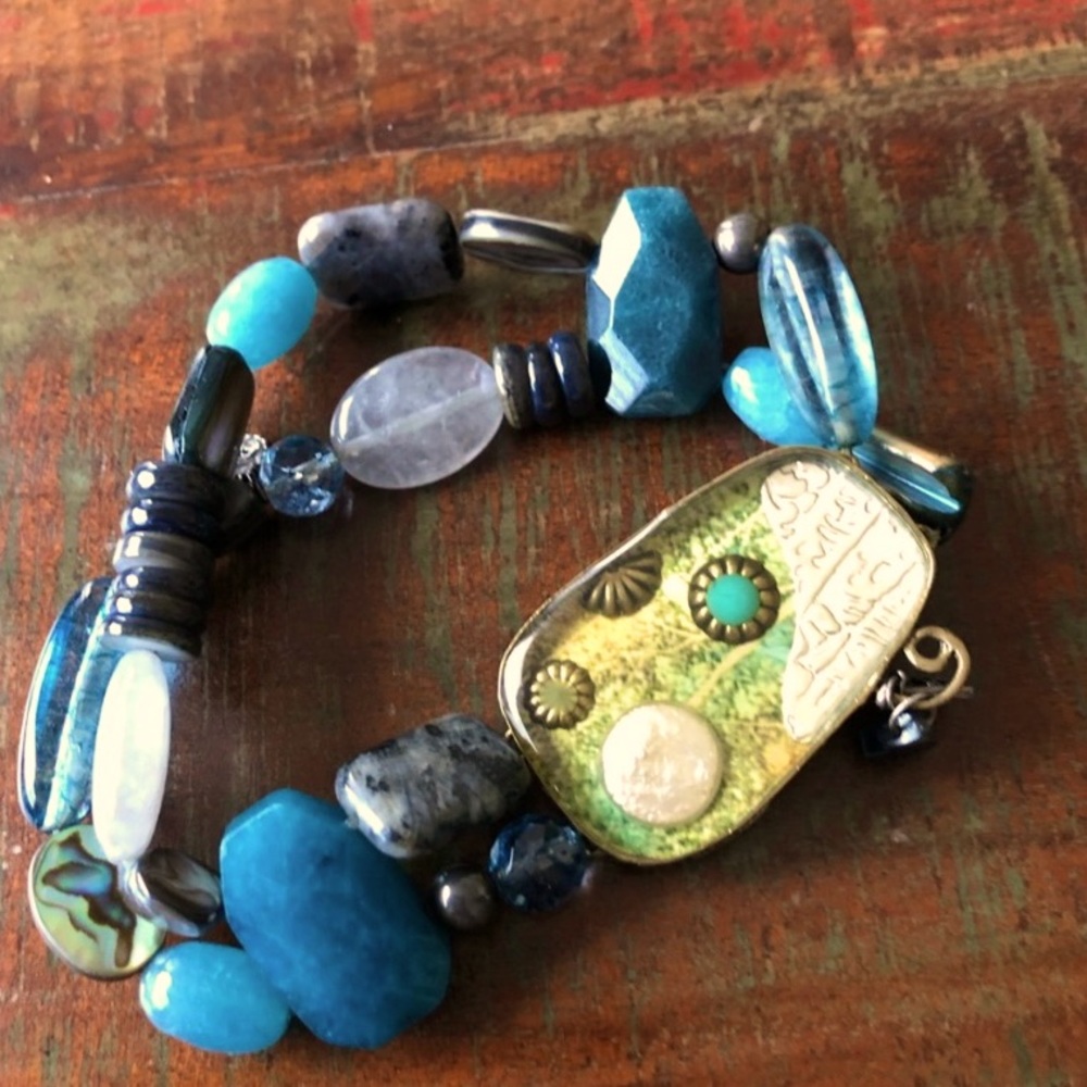 Silpada B2432 Turquoise Sterling Silver Bracelet